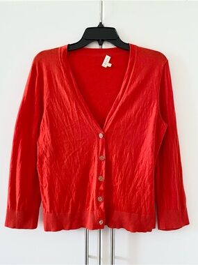 Tory Burch V-Neck Button Cardigan